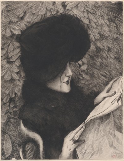 Gazete, 1883. by James Tissot