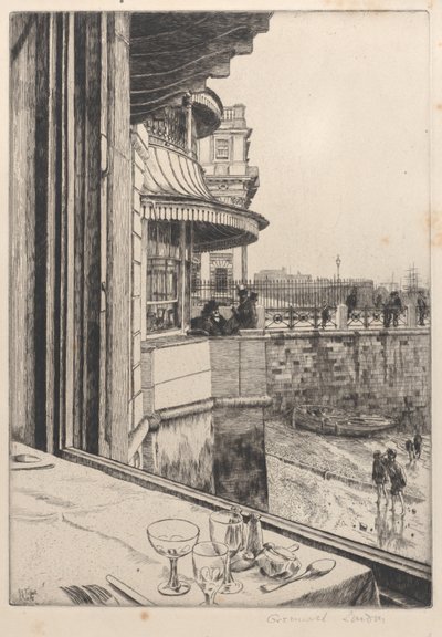 Trafalgar Tavernası, Greenwich, 1878. by James Tissot