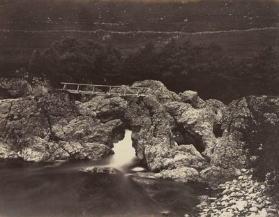 Forest Lodge yakınlarındaki Çoban Köprüsü, 1871. by James Valentine