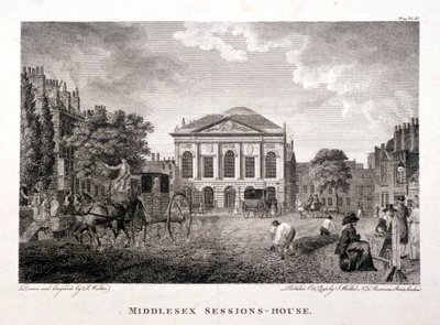 Clerkenwell Green, Finsbury, Londra, 1796 by James Walker