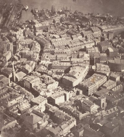 Boston, Eagle and the Wild Goose See It, 1860 olarak. by James Wallace Black