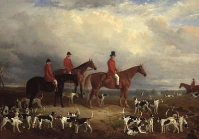 Meath Hunt Ustası Samuel A. Reynell, Archerstown uzaktan by James Walsham Baldock