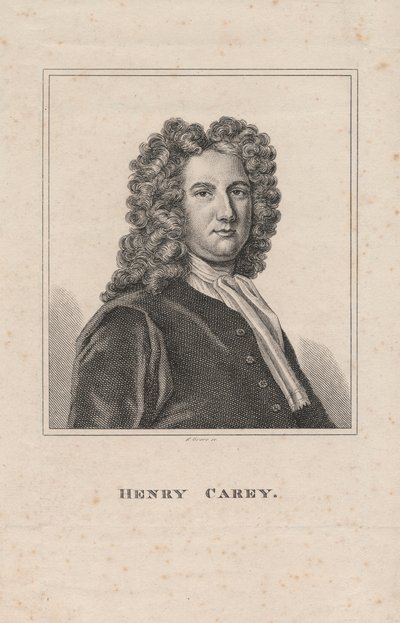 Henry Carey, R. Grave tarafından kazınmış, 1800 dolayları by James Wasdail