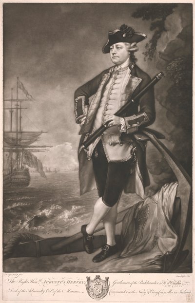 Doğru Sn. Augustus Hervey by James Watson