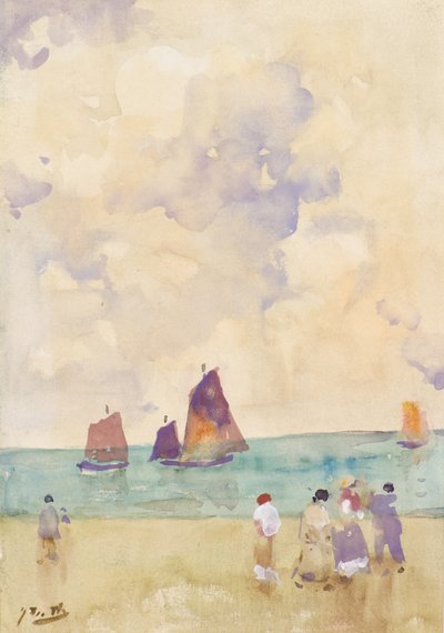 Balıkçı Tekneleri (suluboya) by James Watterston Herald