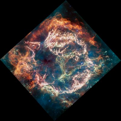 Cassiopeia A (MIRI Görüntüsü) by James Webb Space Telescope (NASA)