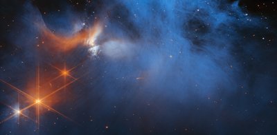 Chamaeleon I Moleküler Bulut (NIRCam Görüntüsü) by James Webb Space Telescope (NASA)