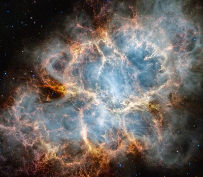 Yengeç Bulutsusu (NIRCam ve MIRI Görüntüsü) by James Webb Space Telescope (NASA)