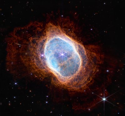 Güney Halka Bulutsusu (NIRCam Görüntüsü) by James Webb Space Telescope (NASA)