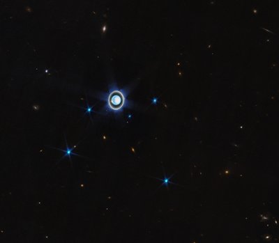 Uranüs (NIRCam Pusula Görüntüsü) Açıklamasız by James Webb Space Telescope (NASA)