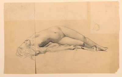 kadın çıplak by James Wells Champney