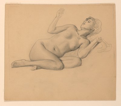 kadın çıplak by James Wells Champney