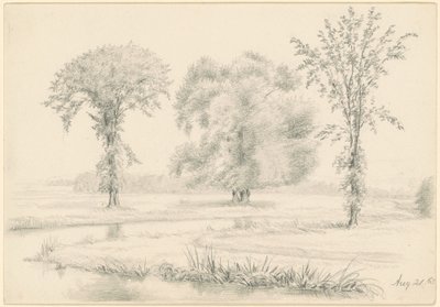 Üç Ağaçlı Manzara by James Wells Champney