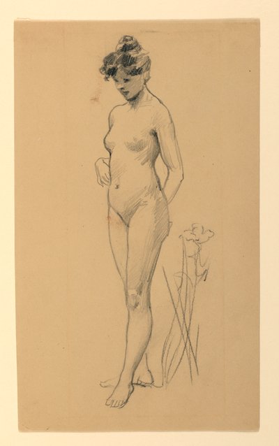 Çıplak Kadın Ayakta by James Wells Champney