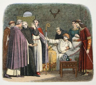 Anselm, William II tarafından Canterbury Başpiskoposu yapıldı, 1093 1864 by James William Edmund Doyle