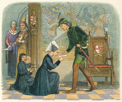Edward IV ve Leydi Elizabeth Gray, 1464 1864 by James William Edmund Doyle