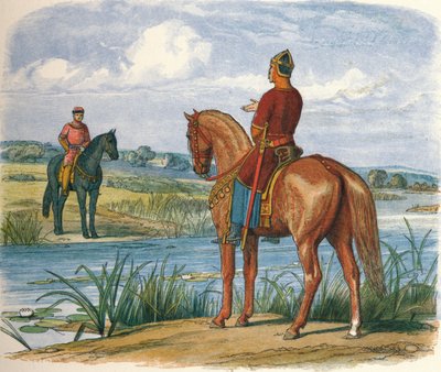Henry ve Stephen, Thames Nehri boyunca görüşme, 1153 1864 by James William Edmund Doyle