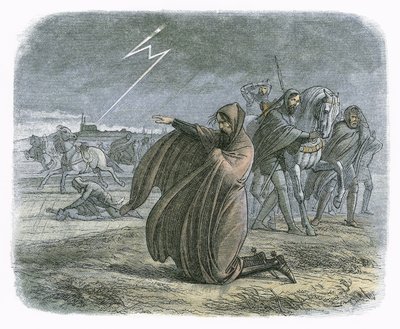 Kral Edward III barış yapacağına yemin etti by James William Edmund Doyle