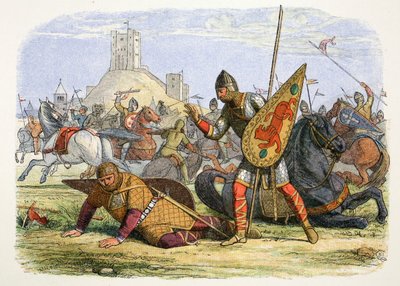 Robert babasını yaraladı, Kral I. William, Normandiya, 1079 1864 by James William Edmund Doyle