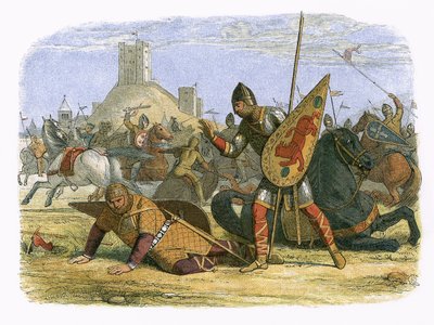 Robert babasını yaraladı, kral William I by James William Edmund Doyle