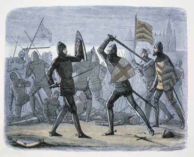 Calais Kuşatması, Fransa, 1346-1347 1864 by James William Edmund Doyle