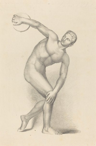 Discobolus, Myron tarafından by James William Giles after John Flaxman