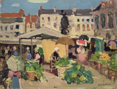 Pazar Sahnesi by James Wilson Morrice