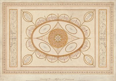Goodwood, Batı Sussex: Tavan Tasarımı by James Wyatt