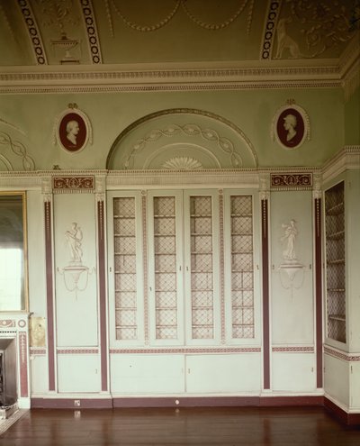 Heveningham Hall, Suffolk: kütüphane, 1778-80 by James Wyatt