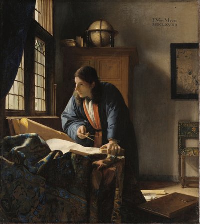 Coğrafyacı by Jan (1632 75) Vermeer