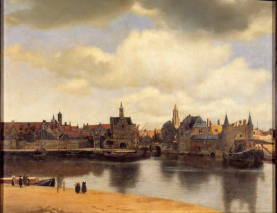 Delft şehrinin görünümü by Jan (1632 75) Vermeer