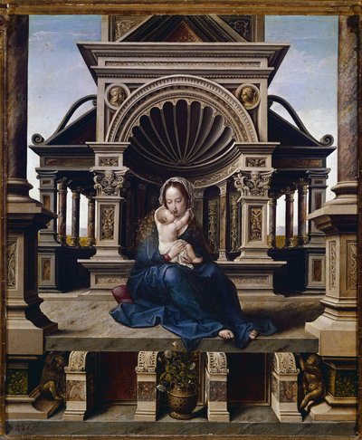 Louvain Bakiresi (panel üzeri yağlı boya, c.1520) by Jan (c.1472 c.1533) Gossaert