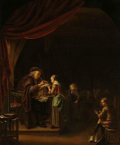 okul müdürü by Jan Adriaensz. van Staveren (copy after)