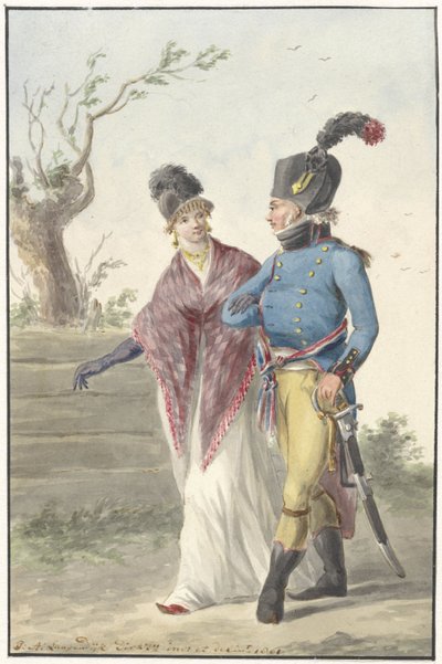 Cin Görevlisi, 1801 by Jan Anthonie Langendijk Dzn