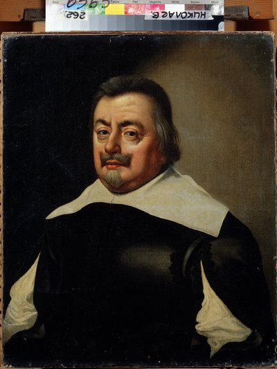 Zırhlı bir adamın portresi. (gövdeli bir adamın portresi). Jan Anthonisz van Ravesteyn