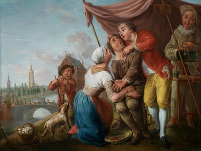 Diş Hekimi 'Bellavita' (tuval üzerine yağlıboya) by Jan Anton Garemyn