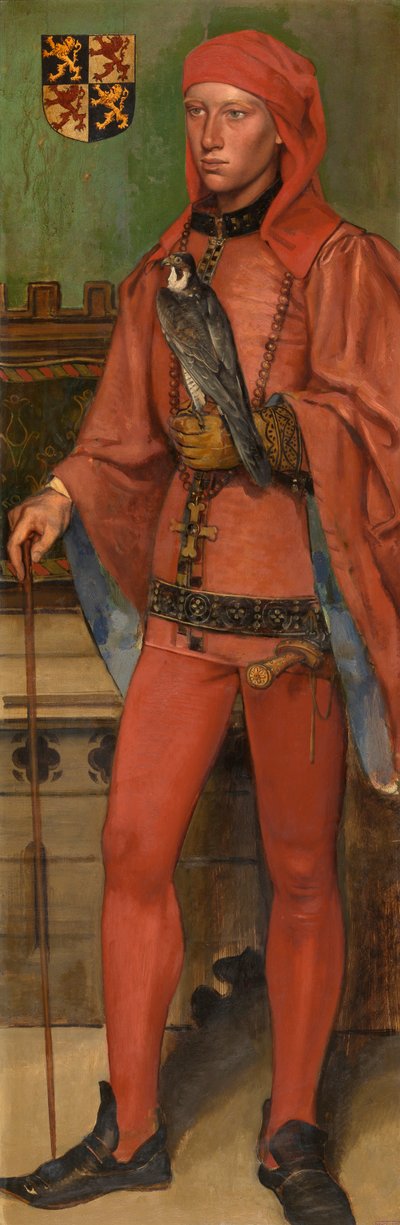 John III, Brabant Dükü (panel üzerine yağ) by Jan August Hendrik Baron Leys