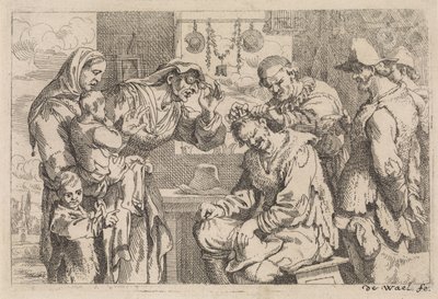 köy cerrahı Çeşitli tür sahneleri (dizi adı) by Jan Baptist de Wael