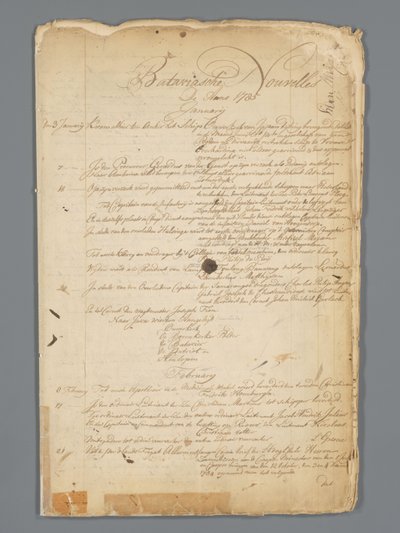 Bataviaasche haberleri 1785 by Jan Brandes