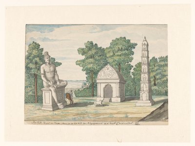 Coromandel Sahili'ndeki Negapatnam'daki Tapınak by Jan Brandes