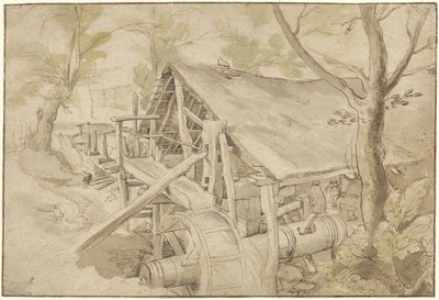 Ormanda dövmek by Jan Brueghel (I) (circle of)