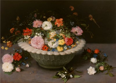 Çiçek vazosu, 1615. by Jan Brueghel the Elder
