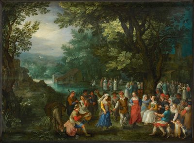 Düğün Dansı, 1596. by Jan Brueghel the Elder
