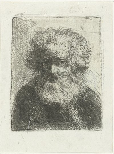 sakallı yaşlı adam by Jan Chalon
