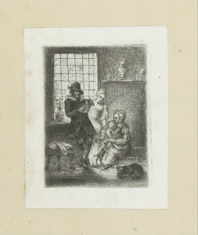 een gezin iç koyar Komplet Gravür Çalışması, John Chalon / Oeuvre Complette des Eaux Fortes par Jean Chalon (seri başlığı) by Jan Chalon