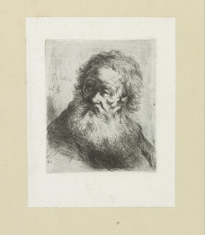 Oude adam baard ile tanıştı John Chalon'un Komple Gravür Çalışması / Oeuvre Complette des Eaux Fortes par Jean Chalon (seri başlığı) by Jan Chalon