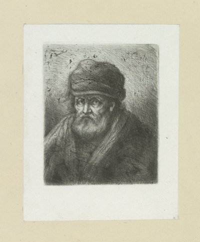 Oude adam, bastonu ağzına alıyor Komplet Gravür Çalışması, John Chalon / Oeuvre Complette des Eaux Fortes par Jean Chalon (seri başlığı) by Jan Chalon