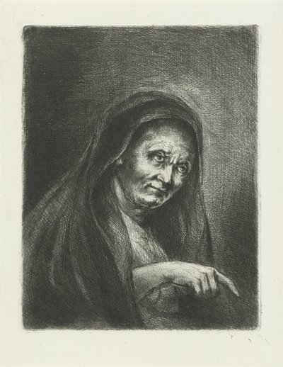 Yaşlı kadın by Jan Chalon