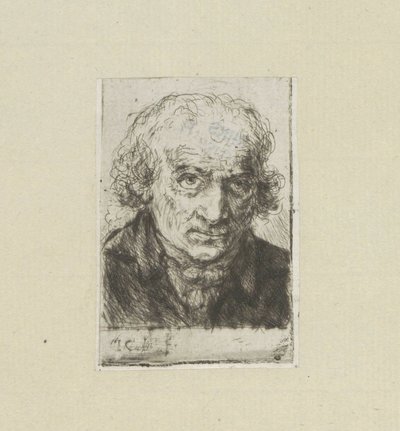Volwassen adam, naar sağ Komplet Gravür Çalışması, John Chalon / Oeuvre Complette des Eaux Fortes par Jean Chalon (seri başlığı) by Jan Chalon