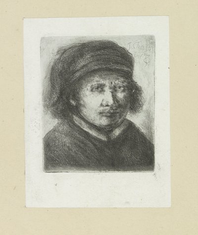 Volwassen adam, naar sağ Komplet Gravür Çalışması, John Chalon / Oeuvre Complette des Eaux Fortes par Jean Chalon (seri başlığı) by Jan Chalon